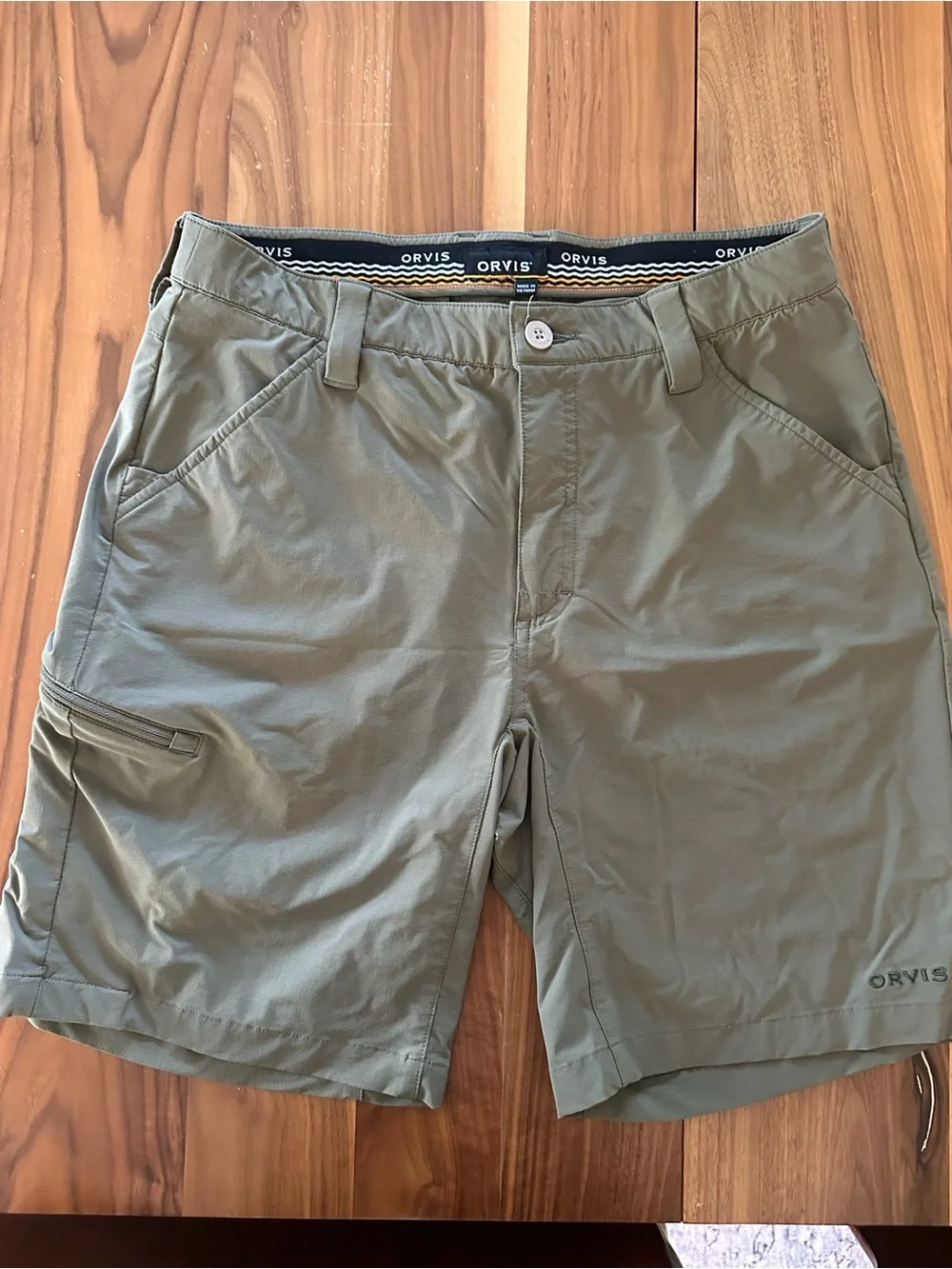 Orvis Men's Olive Quick-Dry Shorts